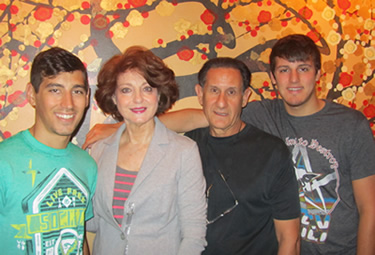 From left to right: Taylor, Dianne, Norm, Hunter